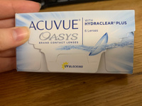 Контактные линзы Acuvue, Oasys with Hydraclear Plus, 6 линз I 8.4 I -6.50 I двухнедельные I прозрачные #29, Алина Р.