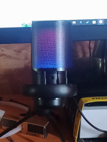 Конденсаторный микрофон с RGB подсветкой, настольный / Игровой микрофон для компьютера, для стрима, записи, подкастов #17, Андрей ..