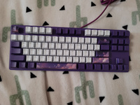 Игровая клавиатура Red Square Keyrox TKL Hyperion (RSQ-20039) G3ms Sapphire Switch белый/фиолетовый Русская раскладка USB #53, Надежда А.