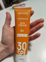 Солнцезащитный крем spf 30 для лица и тела Календула, детский 0+, Levrana, 100 мл #13, Александра Б.