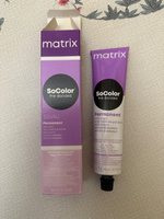 MATRIX Крем - краска SoColor для волос, перманентная ( 504NJ шатен натуральный нефритовый 100% покрытие седины - 504.07 ), 90 мл #215, Екатерина З.