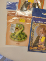 Календарь настенный отрывной на магните "Год змеи. Вид 2" 96х135 на 2025 год #3, Светлана Ш.