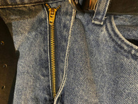 Молния YKK джинсовая с полуавтоматическим слайдером, металлическая, цвет латунь, тип 3, неразъемная, длина 14 см, цвет тесьмы темно-синий, 560 #28, Наталья М.