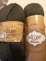 Пряжа Alize Wooltime (Ализе Вултайм) - 873 (плющ), 100 г / 200 м (75% шерсть, 25% полиамид) - 3 шт #34, Наталья Николаевна