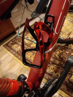 Флягодержатель для велосипеда OyLoy Gloss, красный #14, Надежда В.