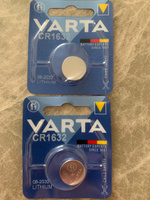 Батарейка VARTA CR1632 Lithium 3V 2 шт #84, Алексей Г.