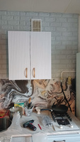 Кухонный шкаф навесной 60x68x28.6 см МДФ цвет белый фрезеровка #1, Николай В.