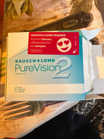 Контактные линзы плановой замены PureVision 2 HD, 6 шт. R: 8.6, D: -4.50 #26, Дарья И.