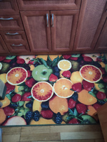 Dream floor Ковер  ковер на кухню 100х200 с фруктами, 1 x 2 м #101, Нина И.