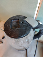 Чайник электрический HOME ELEMENT HE-KT191 стеклянный с подсветкой 2 л, электрочайник, серебряный жемчуг #8, Роман Ш.