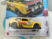 Машинка Hot Wheels ЧЁТКАЯ ХОНДА 73 Honda Civic Custom Новинка. Кейс D 2024 #81, Сергей Б.