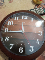 Часы настенные 24,5см, корпус коричневый Паркет Рубин #36, Елена Ф.