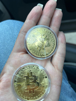 Сувенирная монета Биткоин (Bitcoin) 2 штуки #6, Елизавета П.