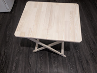 Садовый стол,Сосна 50х60х60 см #7, Yuki E.