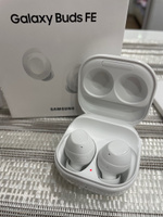 Samsung Наушники беспроводные с микрофоном Samsung Galaxy Buds FE, USB Type-C, белый #8, Дмитрий Ш.