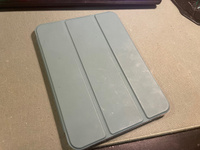 Чехол для планшета Темно-Зеленый Apple iPad Mini 6-го поколения 2021 с отделением для стилуса, из мягкого силикона с усиленными углами и прозрачной крышкой VERSIO #8, Валерия И.