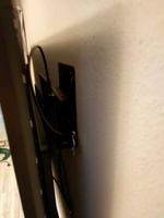 Полка, кронштейн, крепление, подставка, держатель на стену UNITEKI DM1701B черная для DVB-T2, DVB-T ресивера, приставки, роутера #3, Евгений С.