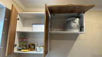 Кухонный модуль навесной двухдверный шкаф настенный корпус белый фасад ДУБ ВОТАН на 600 мм #57, Марина М.