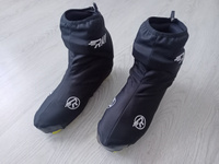 Чехлы на лыжные ботинки BootCover RAY черный, лого белый, черная молния (47-50 размер) #54, Artur D.