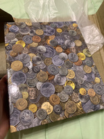 Папка "Монеты", 25 мм, без листов, формат Оптима. Альбом для монет #7, Анастасия К.