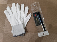 Перчатки для оклейки 2 пары (Черные+Белые) #3, Денис З.