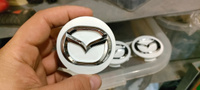 Колпачки заглушки на литые диски Mazda / Мазда 57/50 ( BBM237190 ) Silver, 4 шт. #7, Кирилл Ч.