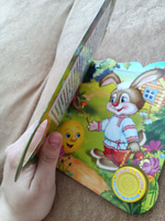 Музыкальная книжка игрушка для малышей Колобок Умка 1 кнопка / детская звуковая развивающая книга игрушка | Козырь А. #9, Анастасия А.