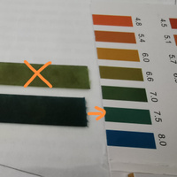Индикаторная лакмусовая бумага pH 4,5-8, шаг 0.2-0,3; 80 тесто #5, Ёж