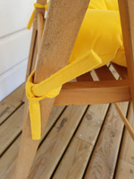 Подушка для сиденья МАТЕХ ARIA LINE 40х40 см. Цвет желтый, арт. 59-806 #4, Станислав П.