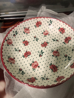 Набор тарелок 6шт 18 см "Английский ситец" фарфор, тарелка десертная универсальная круглая с бортом для дома и дачи #83, Тамара С.