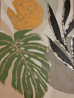 Картина по номерам с поталью 15х20 Тропические листья #3, Nina C.