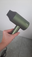 Фен для волос с ионизацией Xiaomi ShowSee Hair Dryer A5 Зеленый (режим холодный воздух, ионизация, Технология NTC, 3 температурных режима, защита от перегрева, насадка концентратор) #5, Настя С.