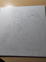 Раскраска скетчбук OUTLINES Anime Teens Аниме и Манга (242AT) #14, Виктория Л.