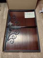 Козырек металлический над входной дверью YS74G, ArtCore, серый каркас с коричневым поликарбонатом #7, Валерий С.