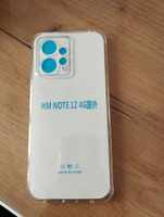 Чехол для Xiaomi Redmi Note 12 4G / чехол на редми нот 12 с защитой камеры прозрачный #3, Елена Ц.