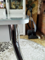 Скатерть силиконовая, гибкое стекло на стол, прозрачная пленка 70x110 см #129, Екатерина С.