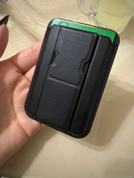 Картхолдер-магнитная подставка MagSafe для Apple iPhone черный/ Картхолдер на айфон / держатель для телефтона с картхолдером / Визитница магсейф #7, Масяня М.