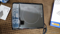 Электрическая индукционная безимпульсная плитка настольная LUMME LU-HP3647A 1 конфорка, 2000 Вт #4, Николай Б.