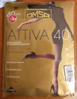 Колготки Omsa Attiva, 40 ден, 1 шт #35, Алсу Г.