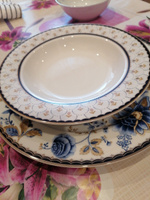Набор столовой посуды для кухни Flora Elegant, 24 предмета на 6 персон, фарфор #96, Тамара В.
