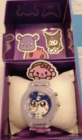 Игрушка Куроми часы наручные детские кварцевые с подсветкой Kuromi #6, Tatiana А.
