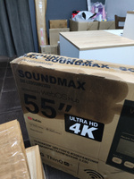 Soundmax Телевизор 55" 4K UHD, черный #7, Иван М.