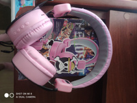Беспроводные наушники накладные с ушками Куроми (KUROMI), Наушники беспроводные с Bluetooth для девочек розовые #3, Оксана Б.