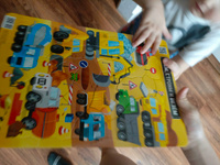 Пазлы для детей, Puzzle Time "Роем, строим и везём", 42 элемента, головоломка, животные, пазлы для детей 3 лет #51, Марина К.
