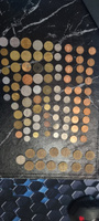 Набор иностранных монет, разные года, 100 шт. (сост. на фото) #1, Антон С.