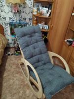 Матрас для кресла-качалки Матрас-подушка на стул, кресло-качалку, садовую мебель, 55х160 см #6, Наталья П.