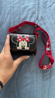 Сумочка детская небольшая на плечо Минни Маус, цвет - черный Микки / сумка - кошелек Minnie Mouse для мелочей детская #72, З Р.