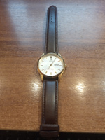 Ремешок для часов NAGATA кожаный 22 мм, коричневый #66, Николай