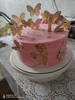 Набор для украшения торта "Бабочки" 11 шт., цвет фиолетовый #2, Елена Д.