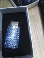 PREMIORA USB-флеш-накопитель со стразами 32 ГБ, синий #15, Арина К.